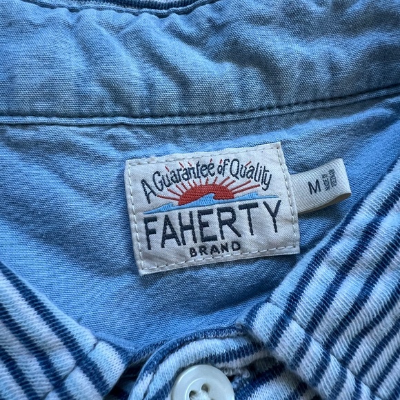 Faherty Brand Short-Sleeve Indigo Polo - Picture 5 of 6